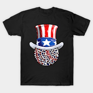 Baseball Lover 4th Of July Hat Funny T-Shirt